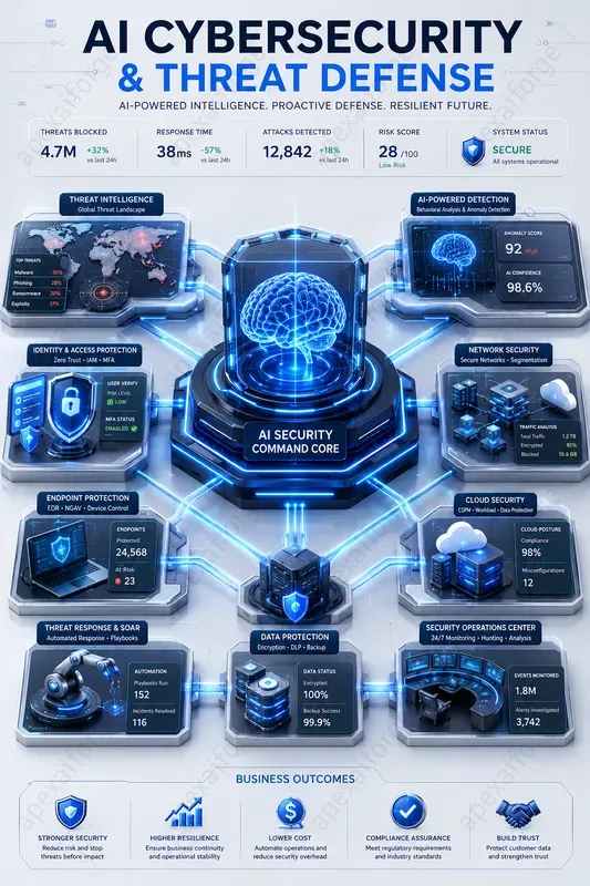 3D Cybersecurity Infographics