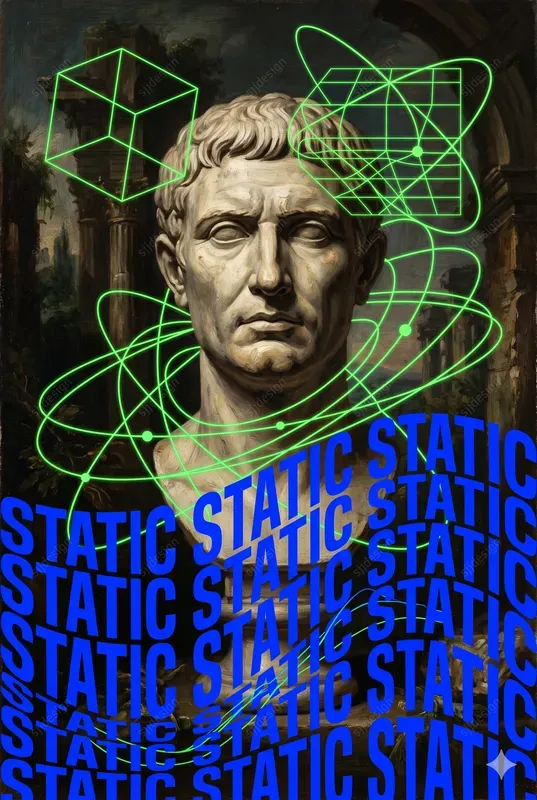 Digital Vandal Neon Poster Style