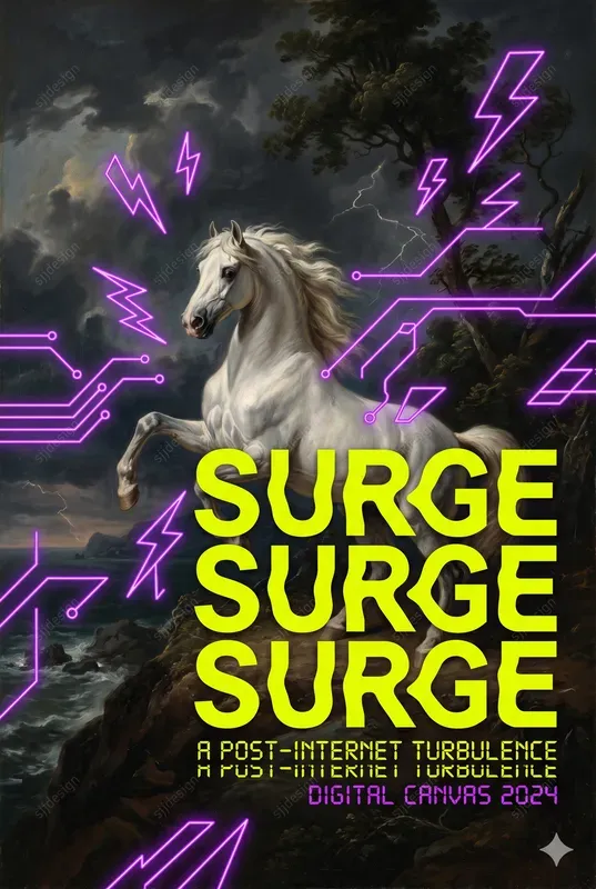 Digital Vandal Neon Poster Style