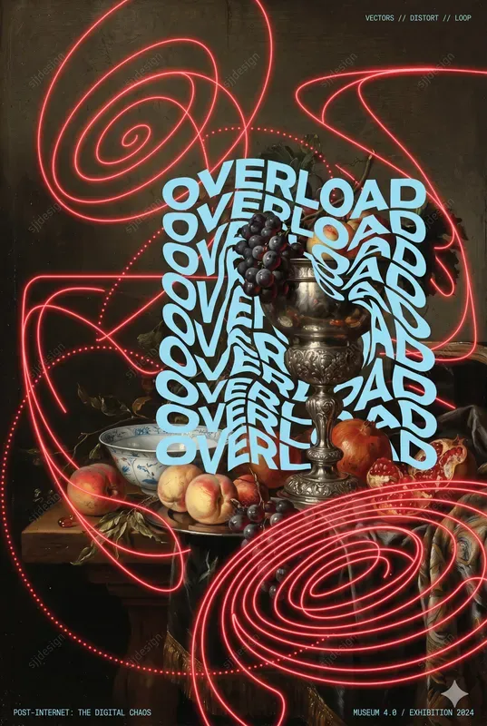 Digital Vandal Neon Poster Style