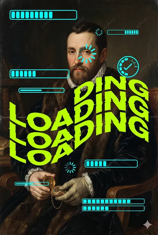 Digital Vandal Neon Poster Style