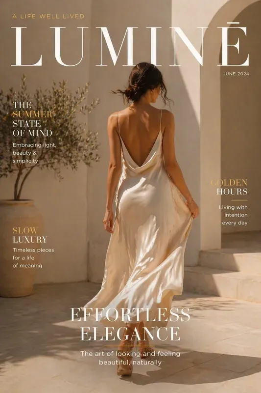 Minimalist Lifestyle Editorials