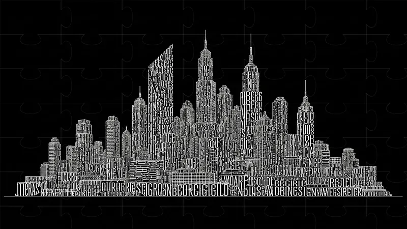 Typographic Calligram Art