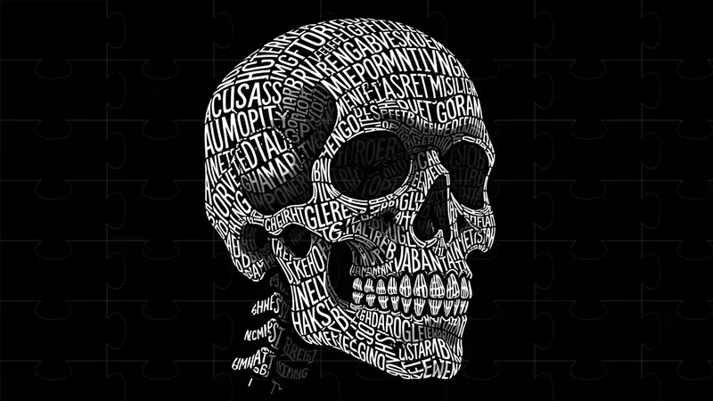 Typographic Calligram Art