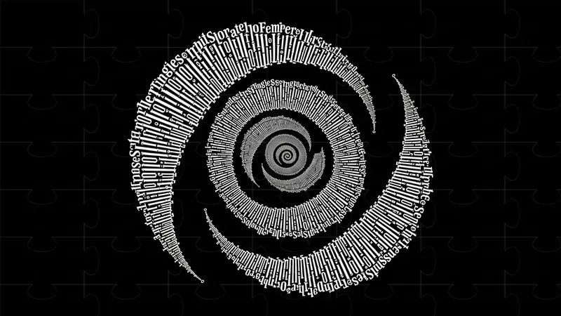 Typographic Calligram Art