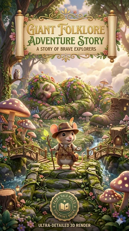 3D Magical Kids Book Cover Creators