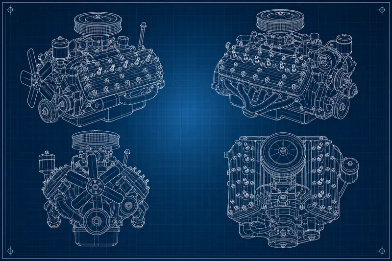 2D Cad Blueprint Image Templates