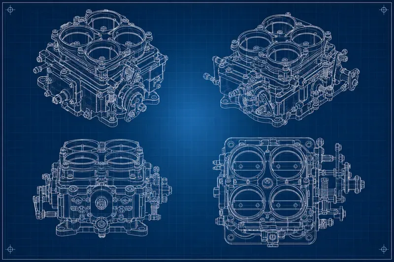 2D Cad Blueprint Image Templates