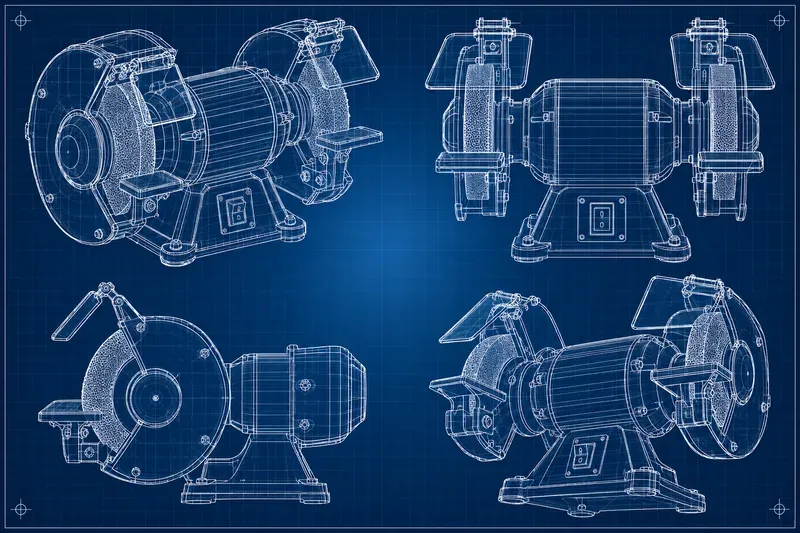 2D Cad Blueprint Image Templates
