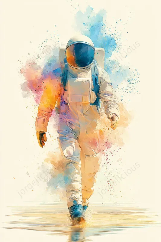 Dreamy Watercolor Poster Art
