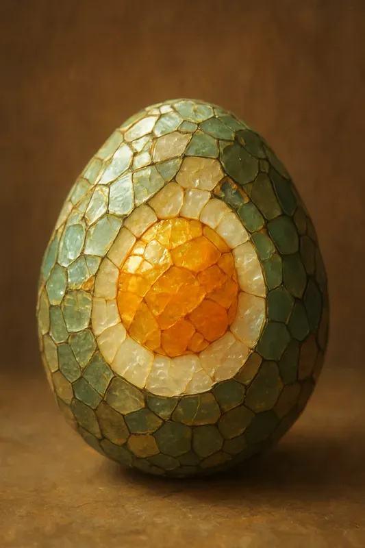 Surreal Mosaictilesstyle Food