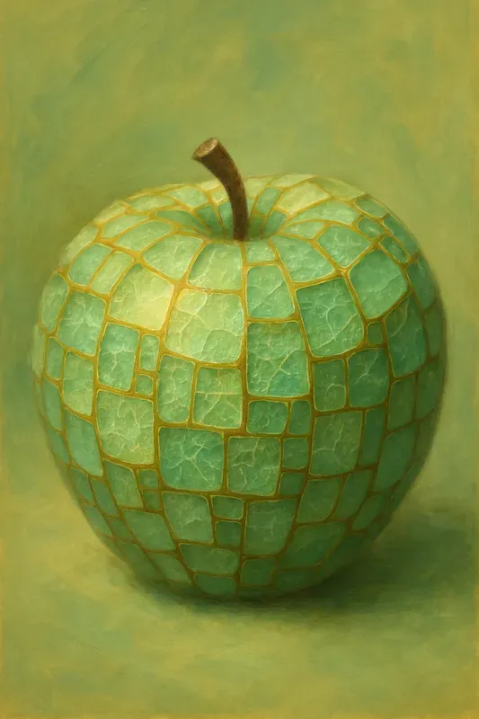 Surreal Mosaictilesstyle Food