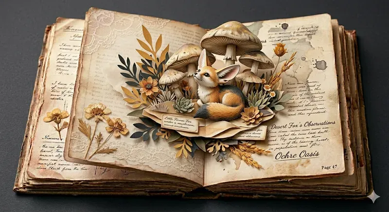 3D Popup Junk Journal Sprites