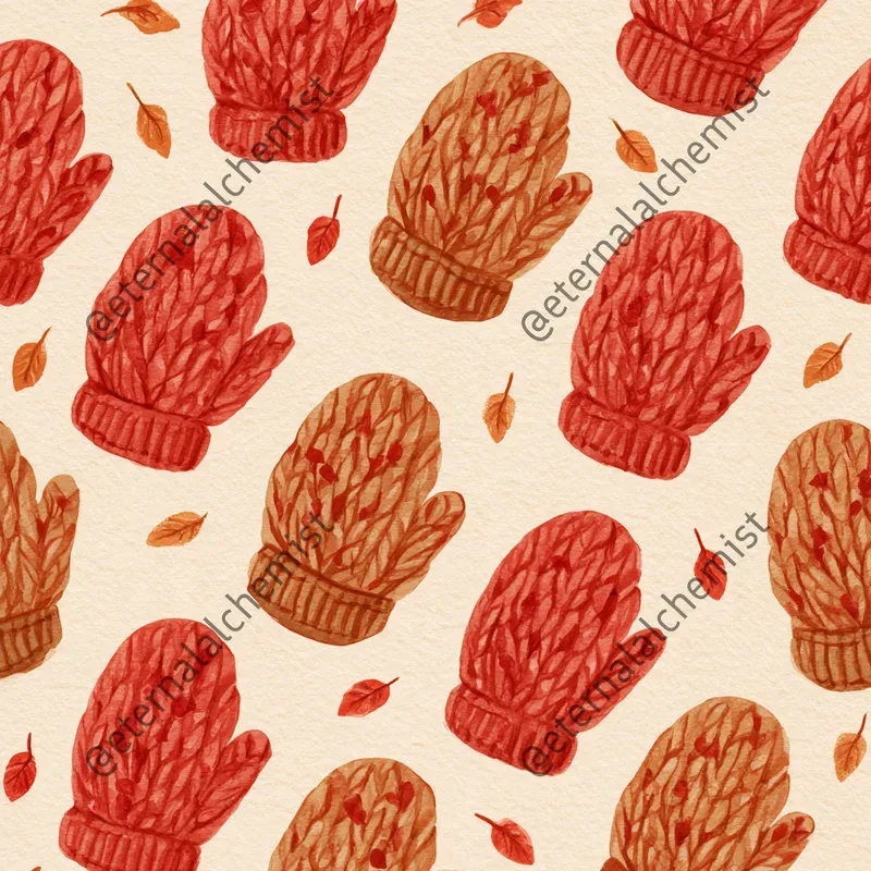 Painted Autumn Scrapbook Papers