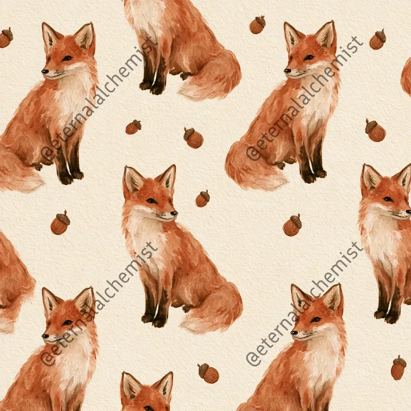 Painted Autumn Scrapbook Papers