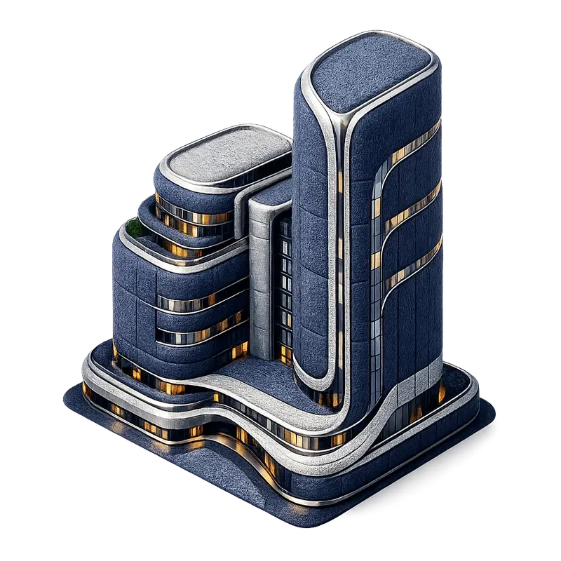 Luxury Real Estate 3D App Icon Assets