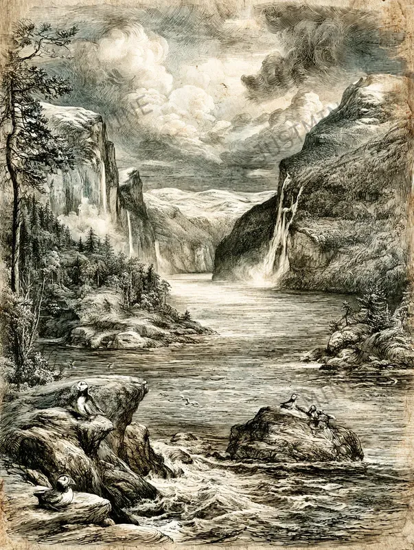 Vintage European Views Wall Art