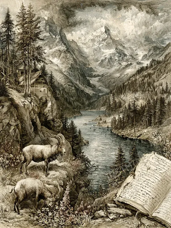 Vintage European Views Wall Art