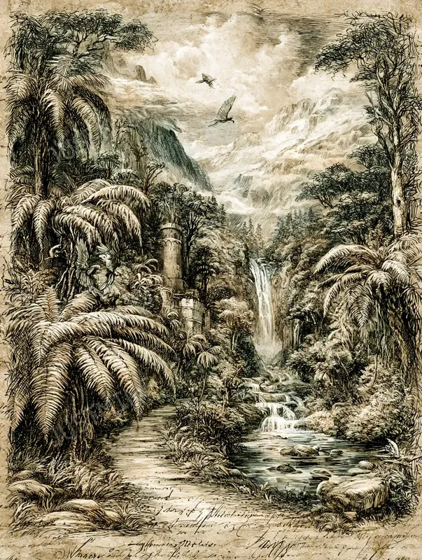 Vintage European Views Wall Art