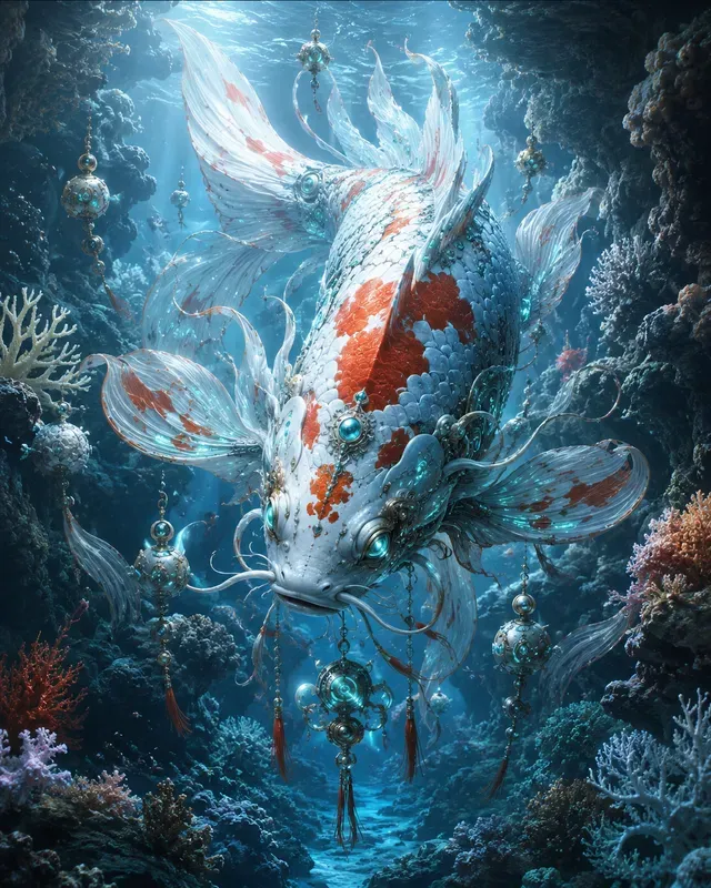 Biomechanical Animal Deity Art