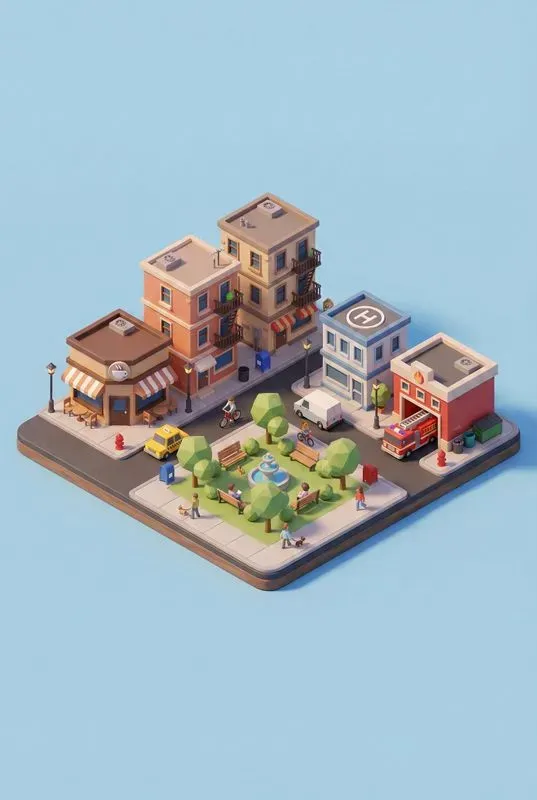Pro 3D Isometric Microworld Generator