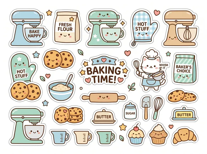 Kawaii Sticker Sheet Packs