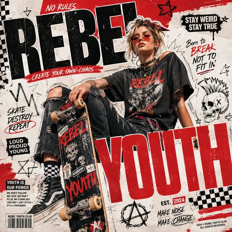 Urban Graffiti Editorial Posters