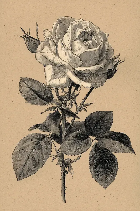 Vintage Botanical Illustration Generator