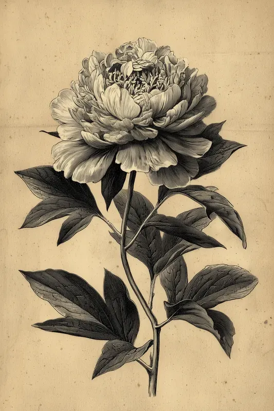 Vintage Botanical Illustration Generator