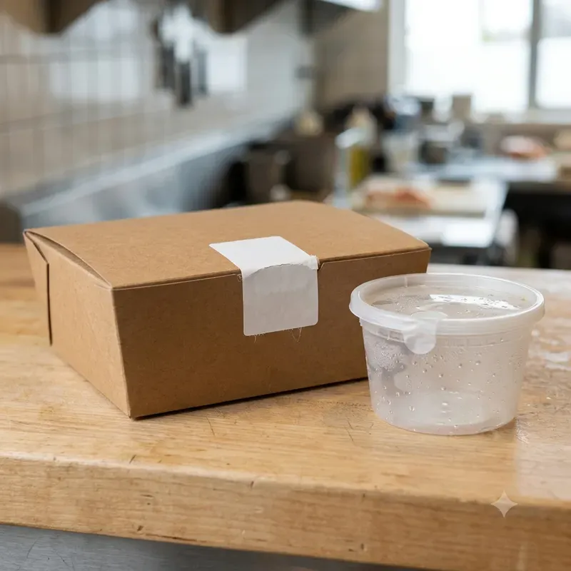 Takeout Tamper Seal Photo Builders