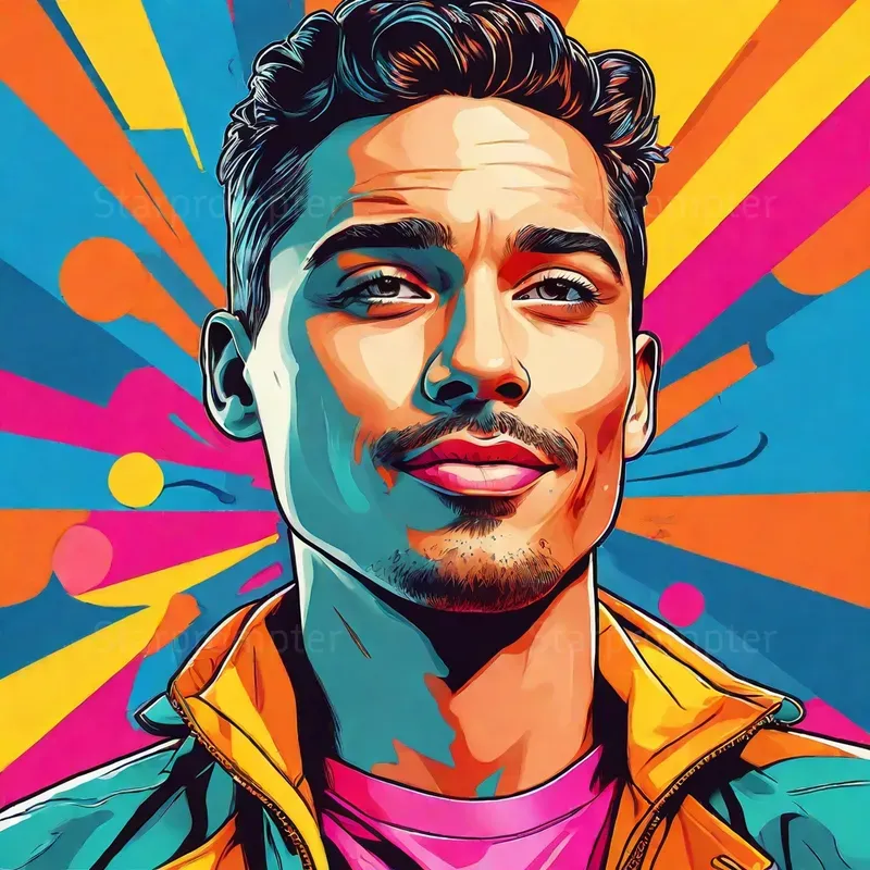 2D Pop Art Illustrations