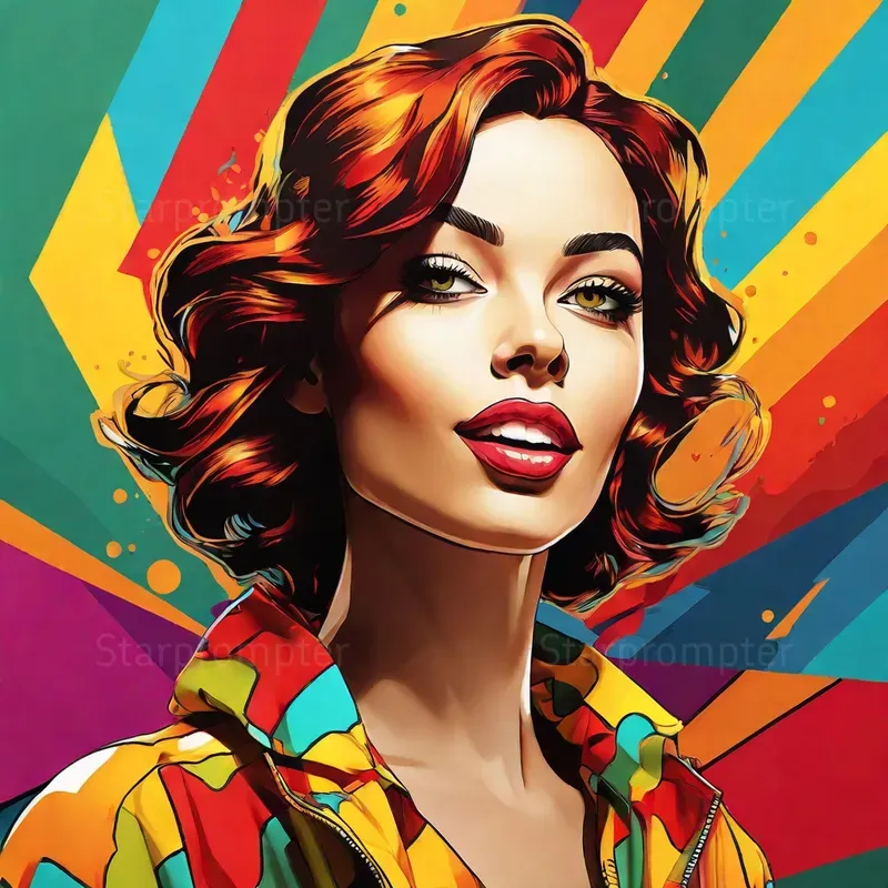 2D Pop Art Illustrations