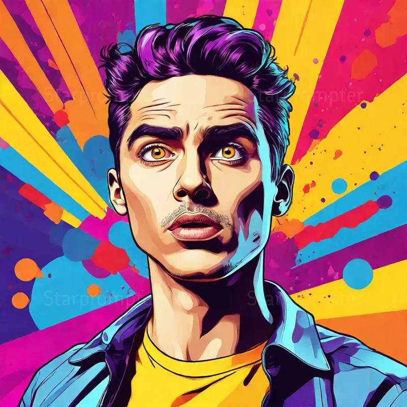 2D Pop Art Illustrations