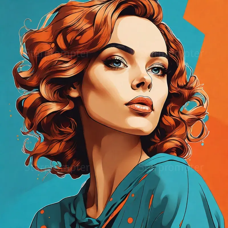 2D Pop Art Illustrations