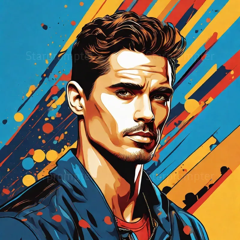 2D Pop Art Illustrations