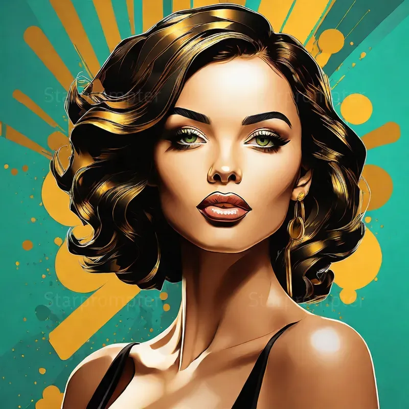 2D Pop Art Illustrations