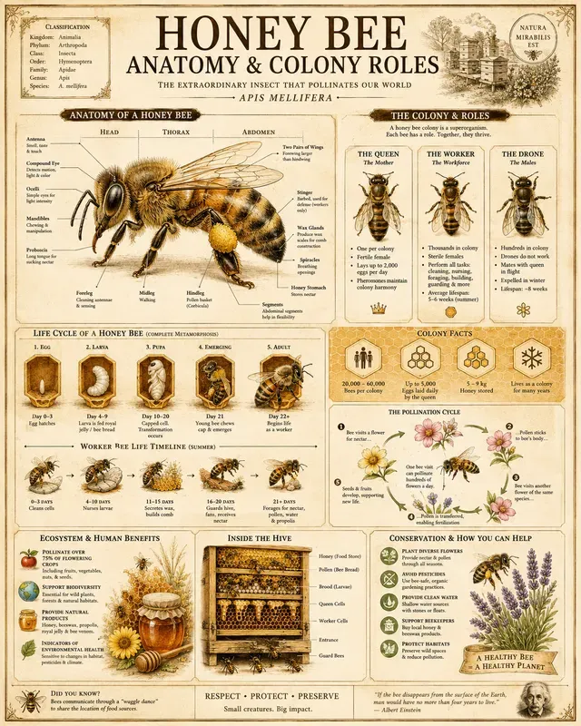 Vintage Wildlife Infographics
