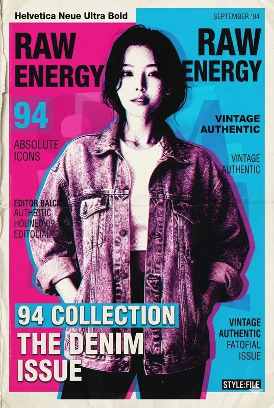 Photos To 90s Magazine Ad Posters