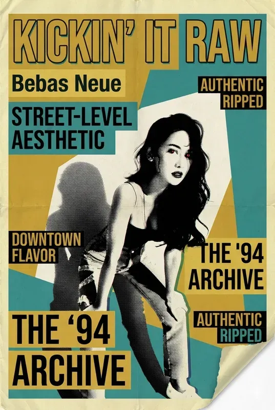 Photos To 90s Magazine Ad Posters