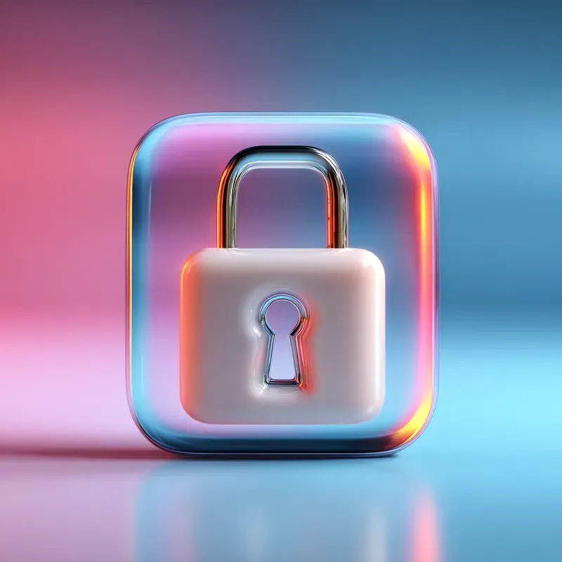 Glassmorphic UI Concept Icons