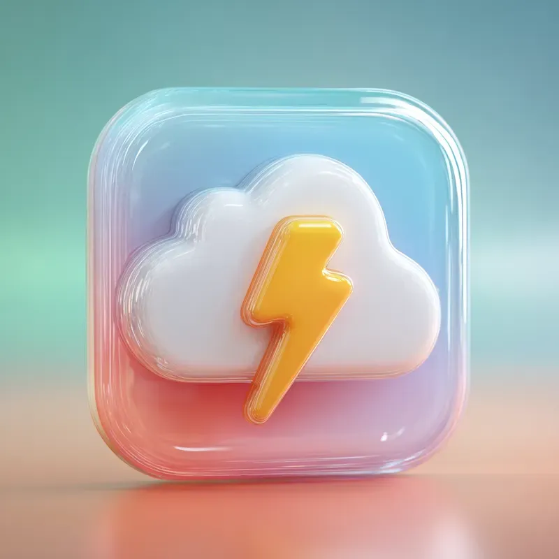 Glassmorphic UI Concept Icons