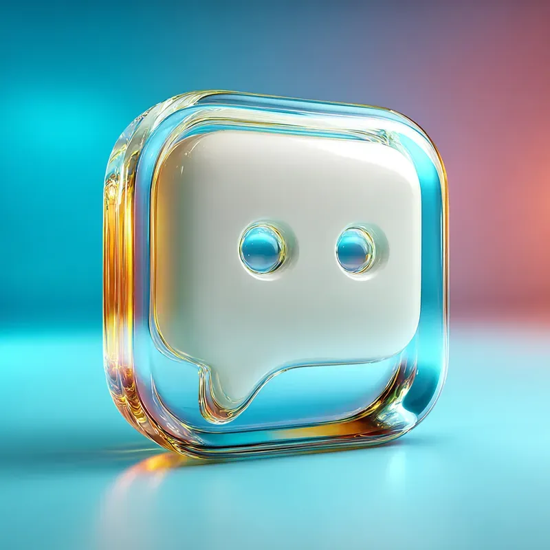 Glassmorphic UI Concept Icons