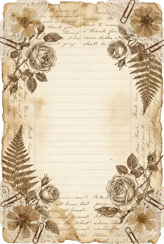 Printable Vintage Junk Journal Pages