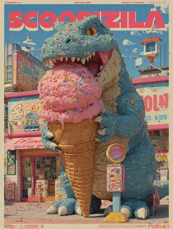Cartoon Wall Posters For Shops
