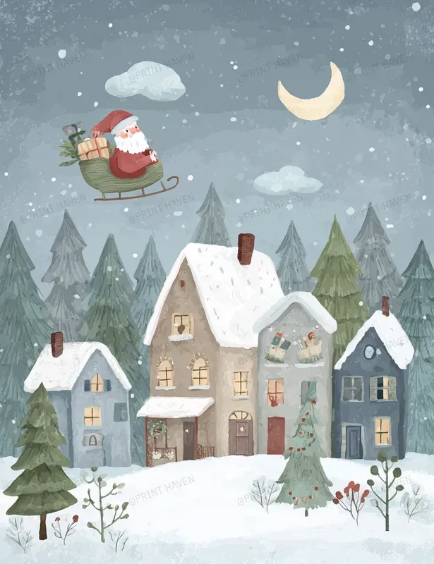 Happy Christmas Village Junk Journals