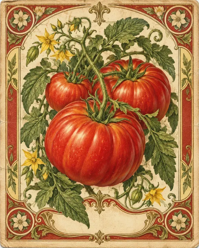 Heirloom Seed Packet Art