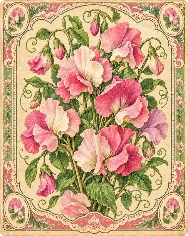 Heirloom Seed Packet Art