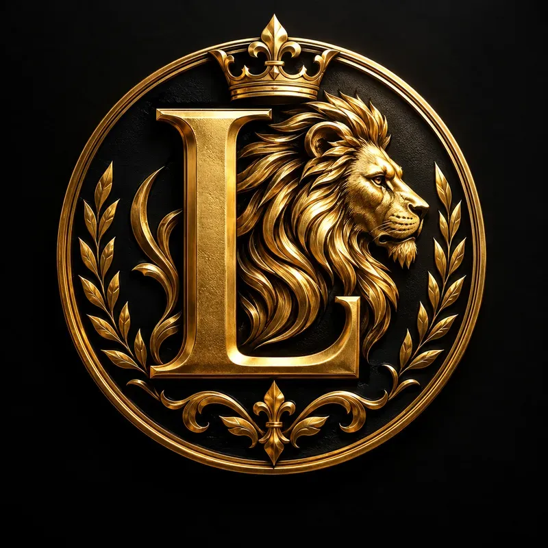 Luxury 3D Embossed Medallion Logos