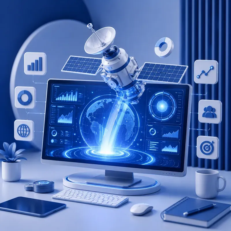 Modern 3D Startup Launch Graphics
