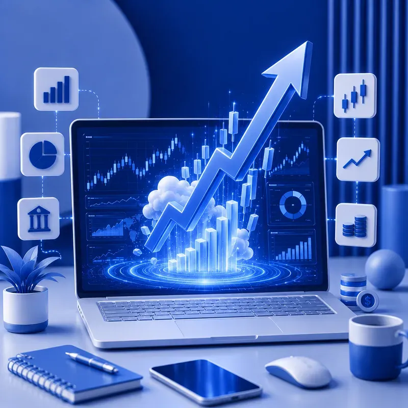 Modern 3D Startup Launch Graphics